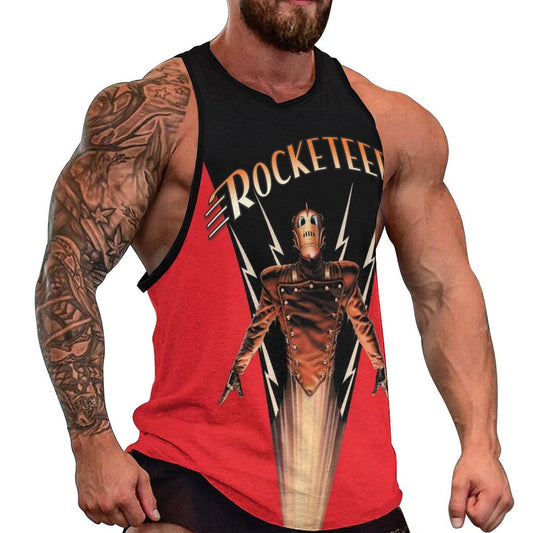 ROCKETEER Men's Next Level Tank Top BKREV1 (All-Over Printing)