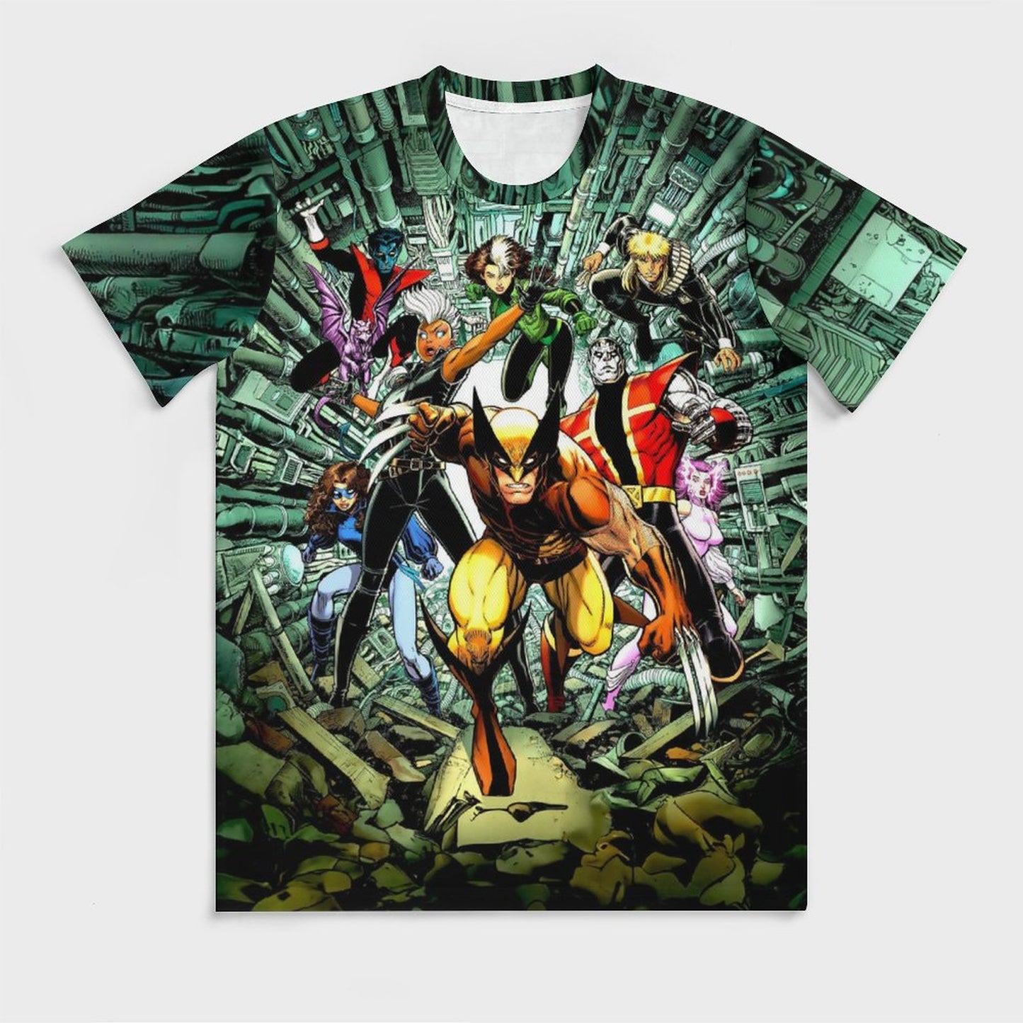 AURTHER ADAMS XMEN 120gsm Short Sleeve All Over Print T-Shirt OMDT01 (All-Over Printing)