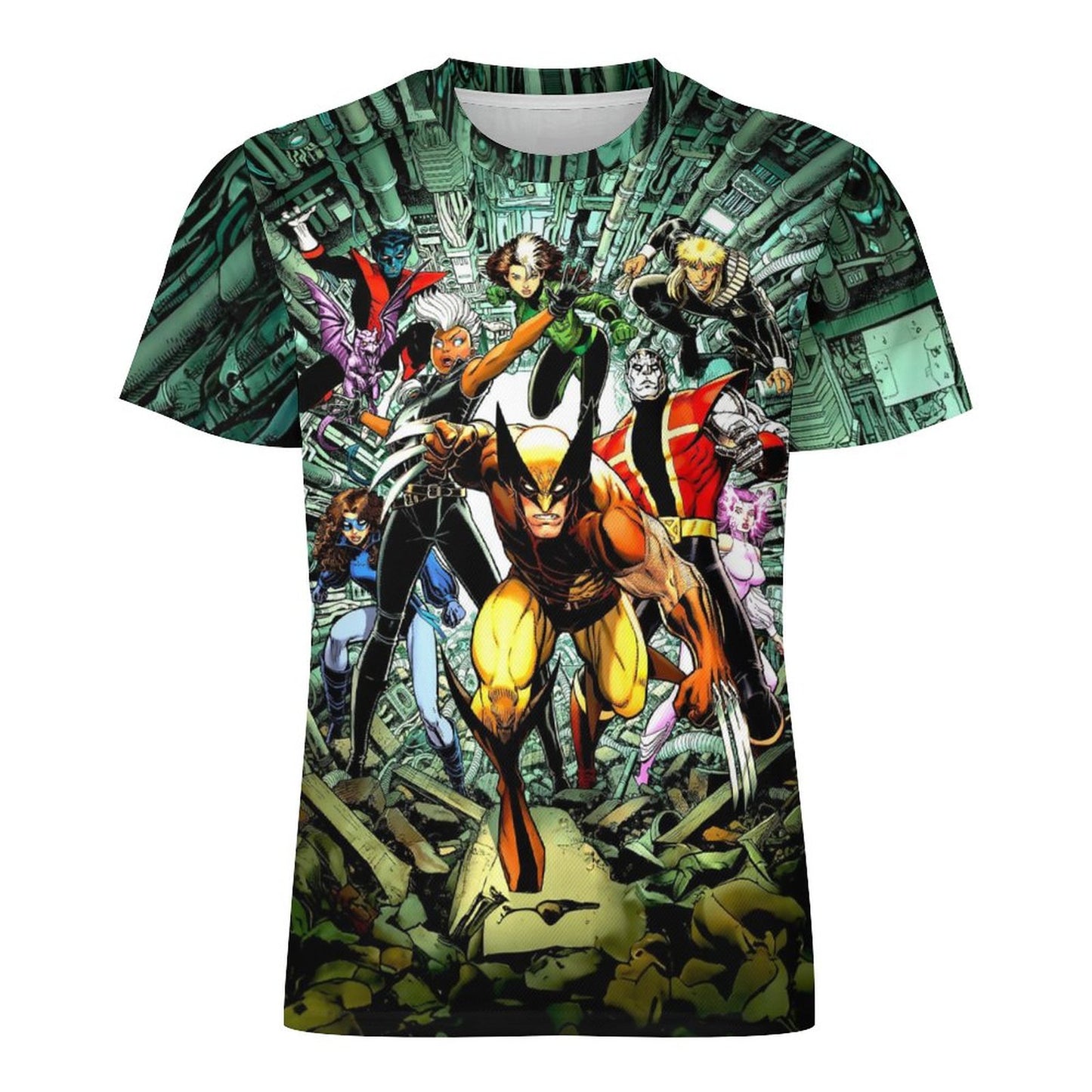 AURTHER ADAMS XMEN 120gsm Short Sleeve All Over Print T-Shirt OMDT01 (All-Over Printing)