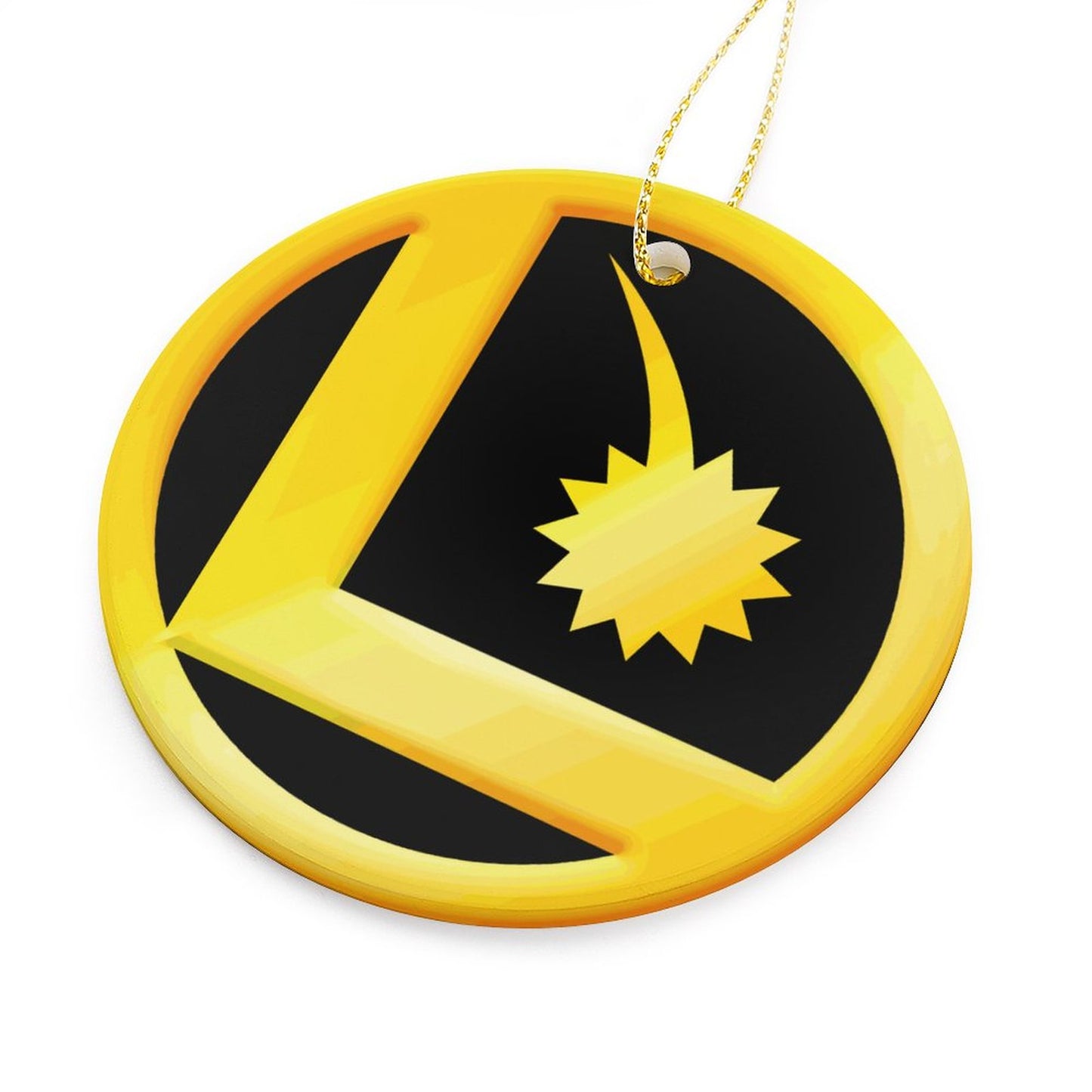 LEGION l LOGO Round Ceramic Christmas Decorations