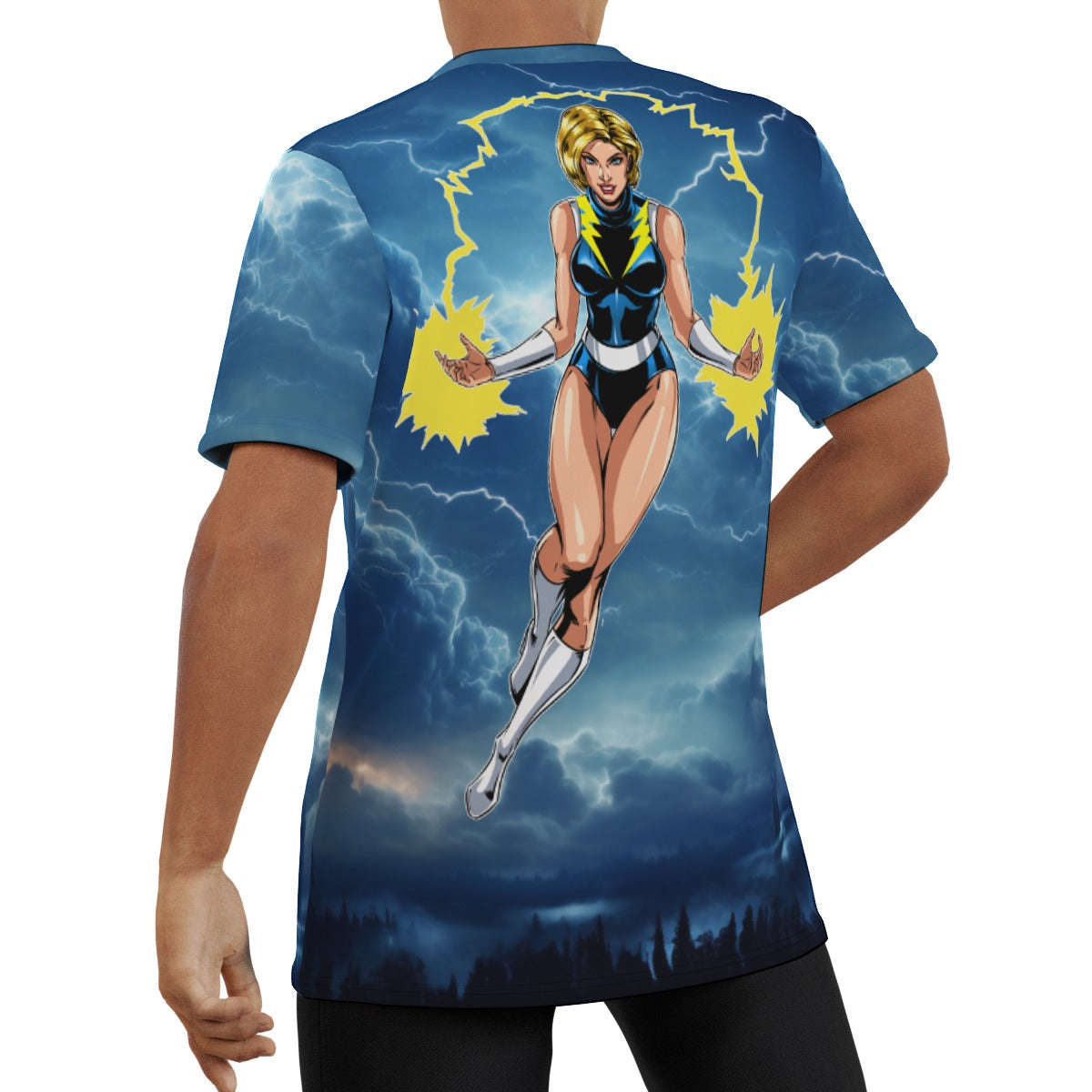 LIGHTNING LASS All-Over Print Men's O-Neck T-Shirt